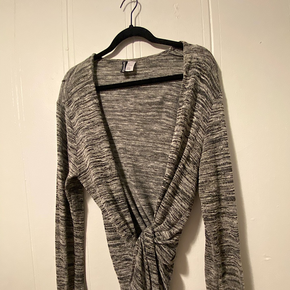 H&M Knit Gray Cardigan